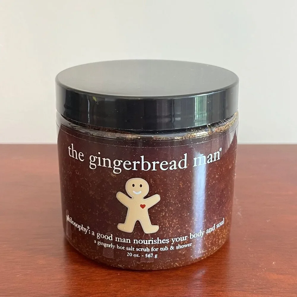 Philosophy THE GINGERBREAD MAN Salt Scrub 20 oz NEW Original Sealed